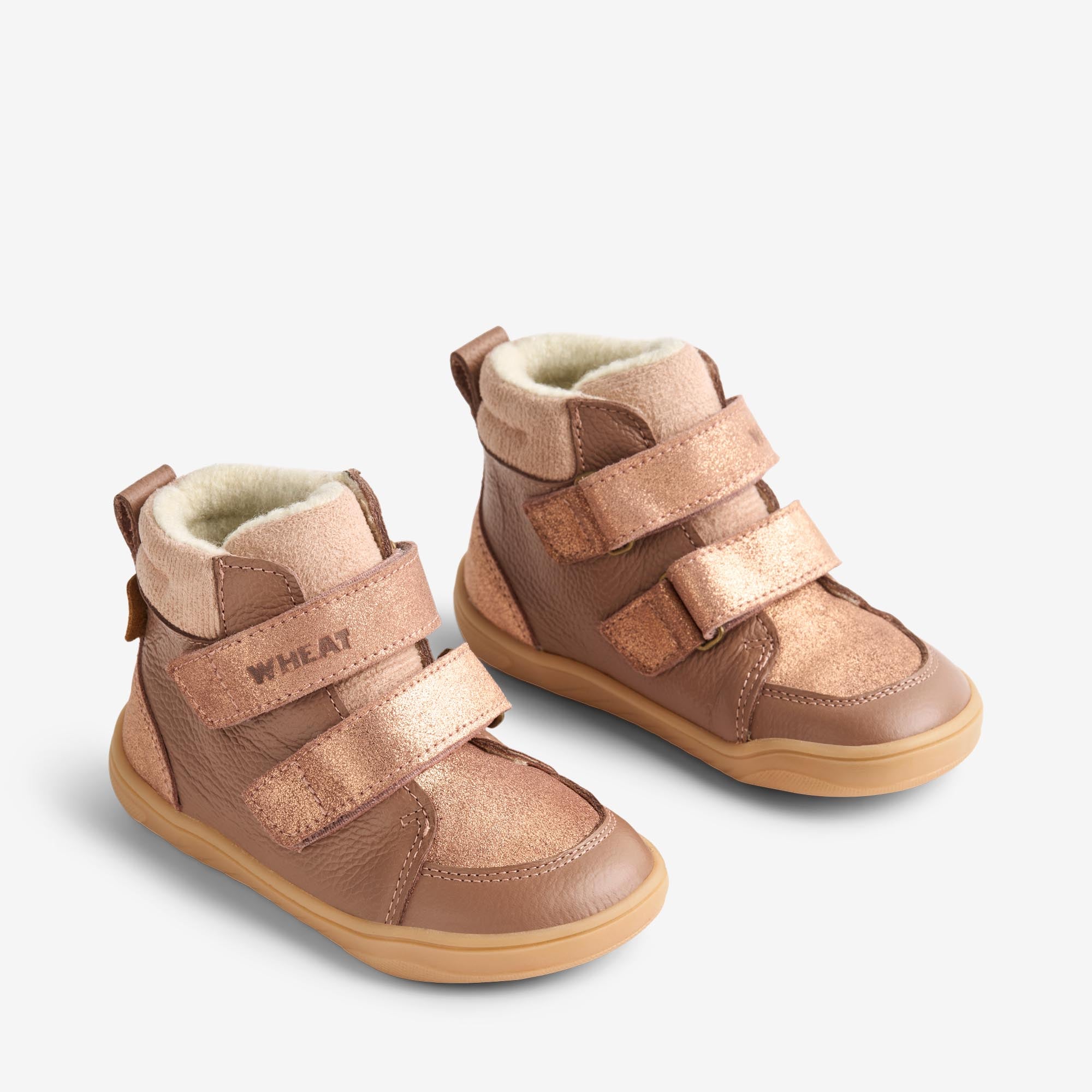 wheat-texas-tex-winterboot-rose-leder-wollfutter image 1