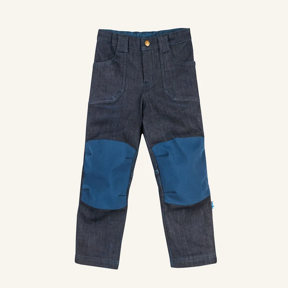 finkid-husky-kalle-thermo-denim-winterhose-denim-fleece image 1