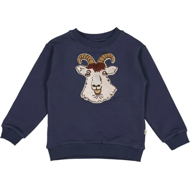 wheat-goat-terry-sweatshirt-sea-storm-bio-baumwolle image 1