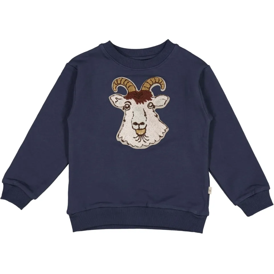 wheat-goat-terry-sweatshirt-sea-storm-bio-baumwolle image 1