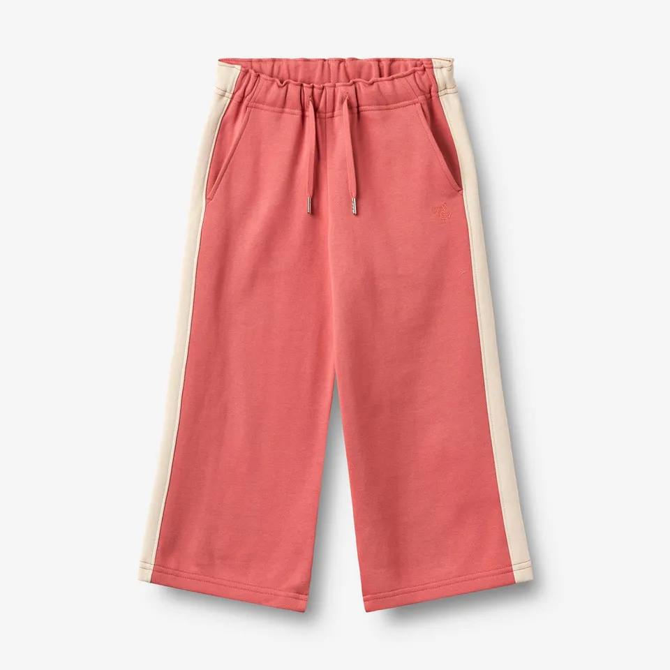wheat-day-jogginghose-faded-red-bio-baumwolle-kinder image 1