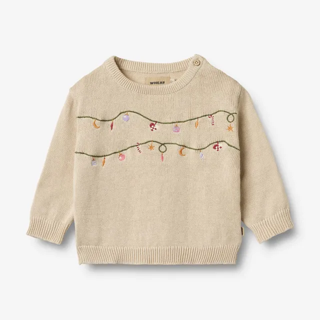 wheat-lisa-strickpullover-offwhite-bio-baumwolle-stickerei image 1