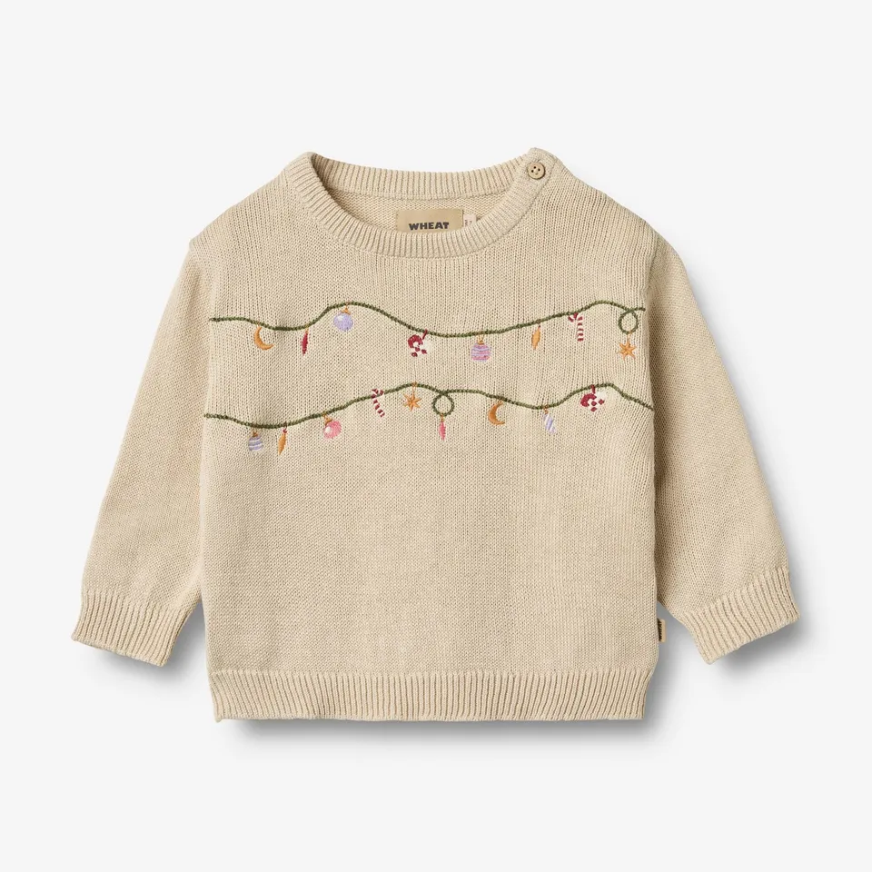 wheat-lisa-strickpullover-offwhite-bio-baumwolle-stickerei image 1