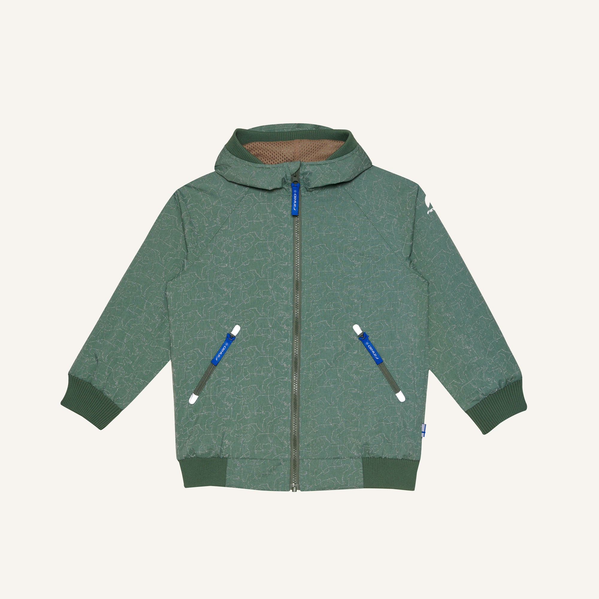 finkid-husky-tallessa-outdoorjacke-terra-cotta-reflektierend image 5