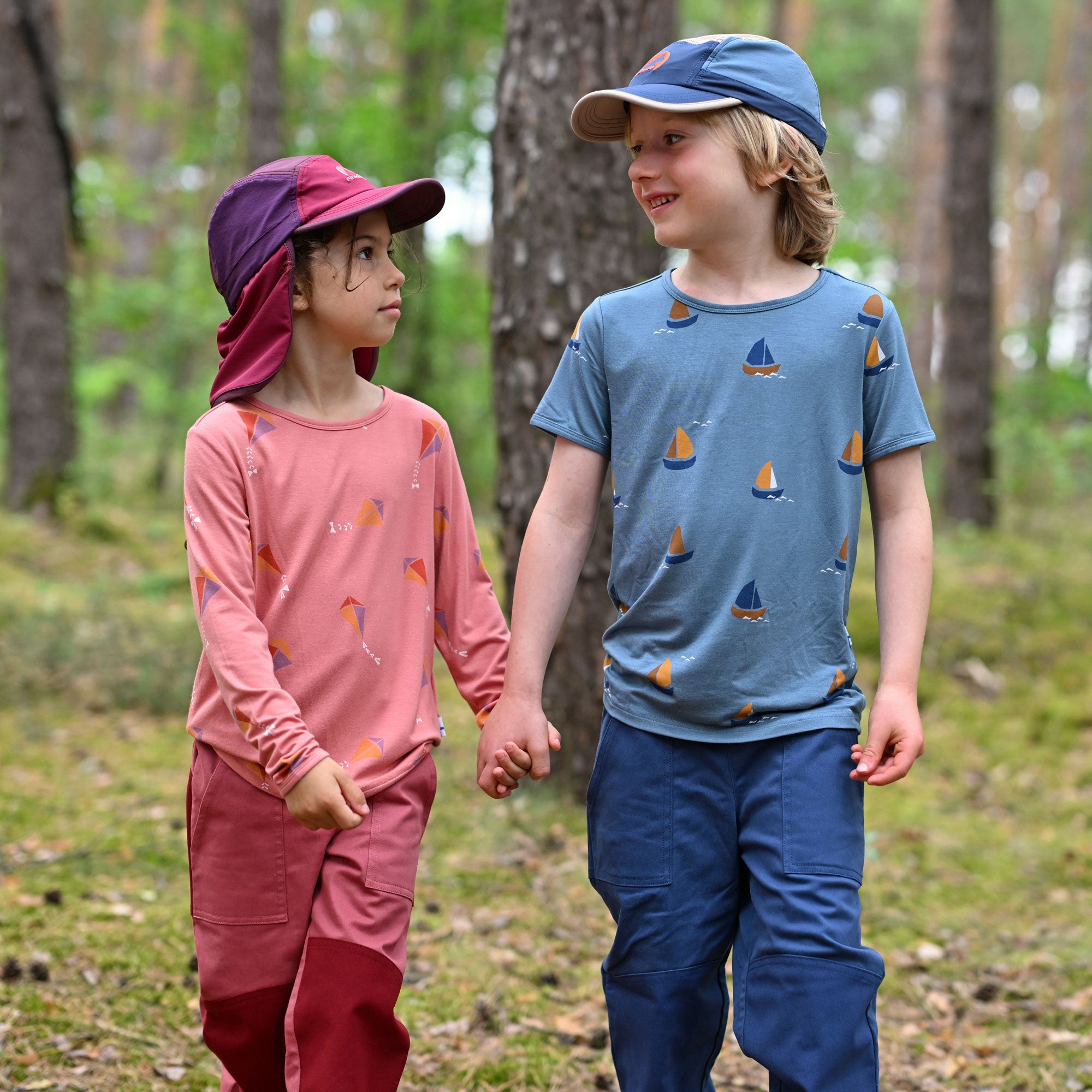 finkid-lakki-move-cap-deep-jungle-mix-m-upf-50-nacken image 8