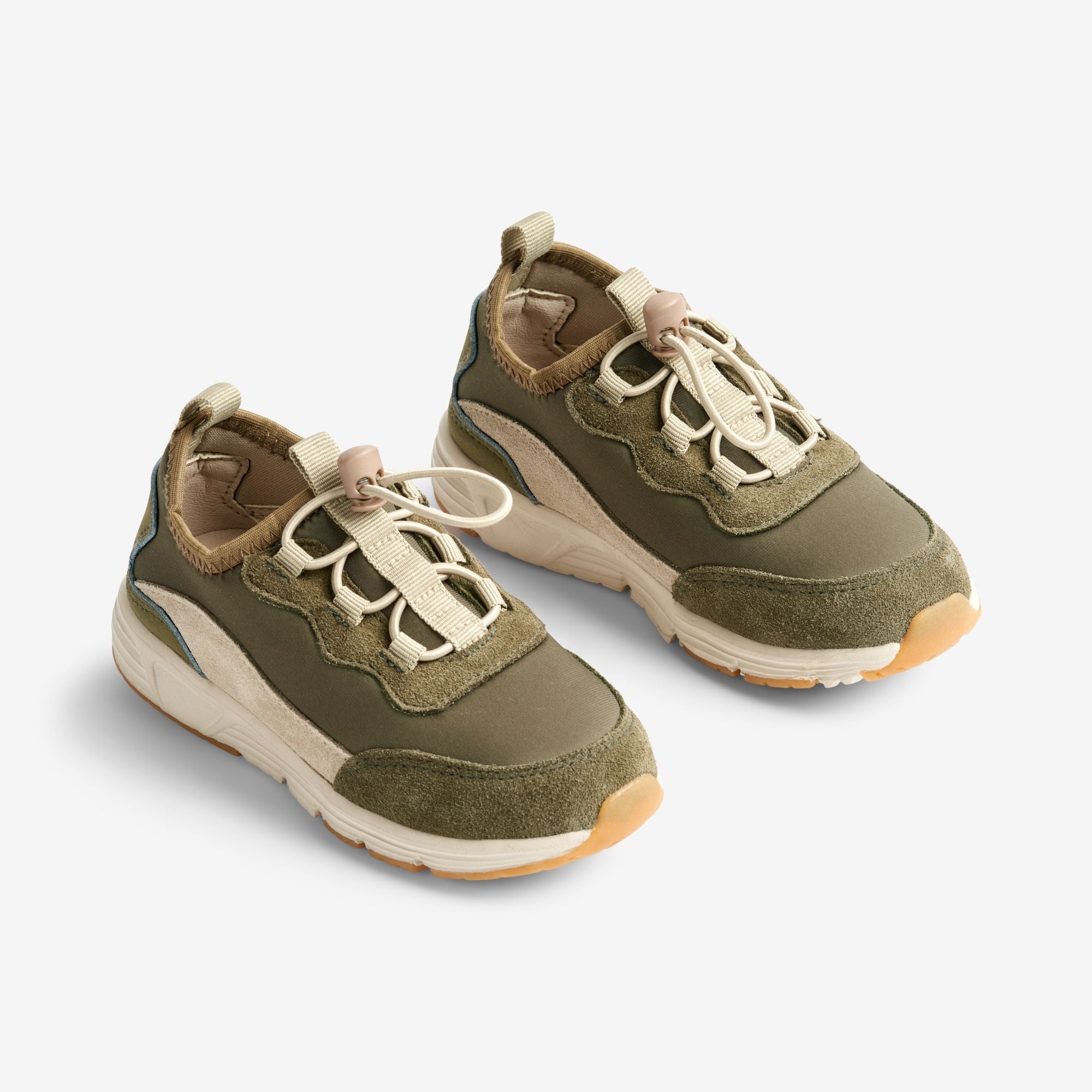 wheat-arta-slip-on-speedlace-dark-green-sneaker-kinder image 1