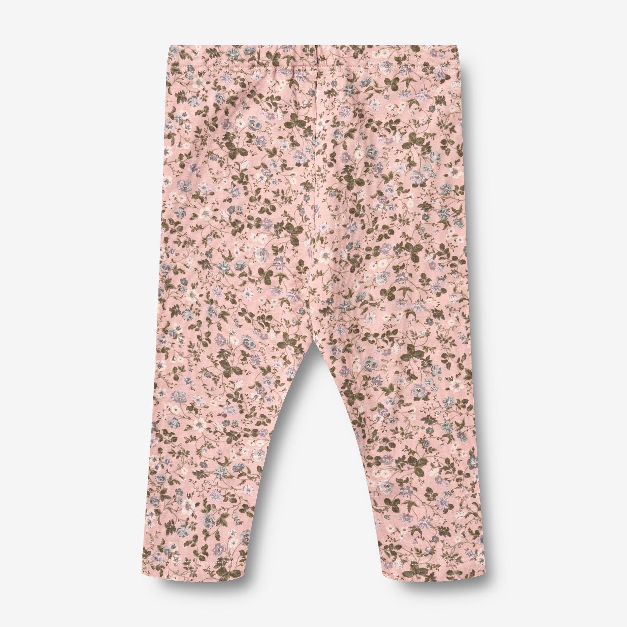wheat-jules-jersey-legging-baby-rose-powder-flowers-bio-baumwolle image 2