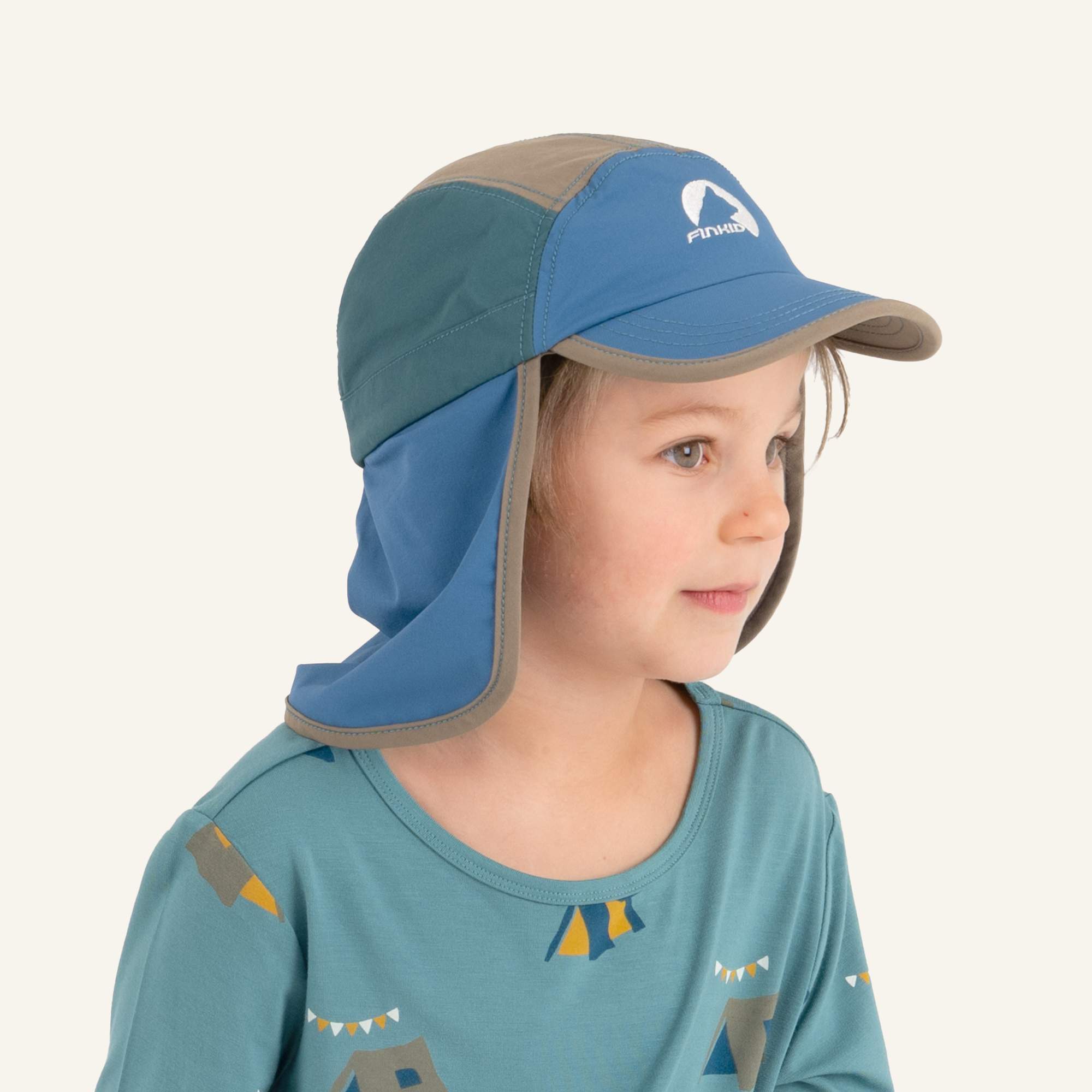 finkid-lakki-move-cap-deep-jungle-mix-m-upf-50-nacken image 7