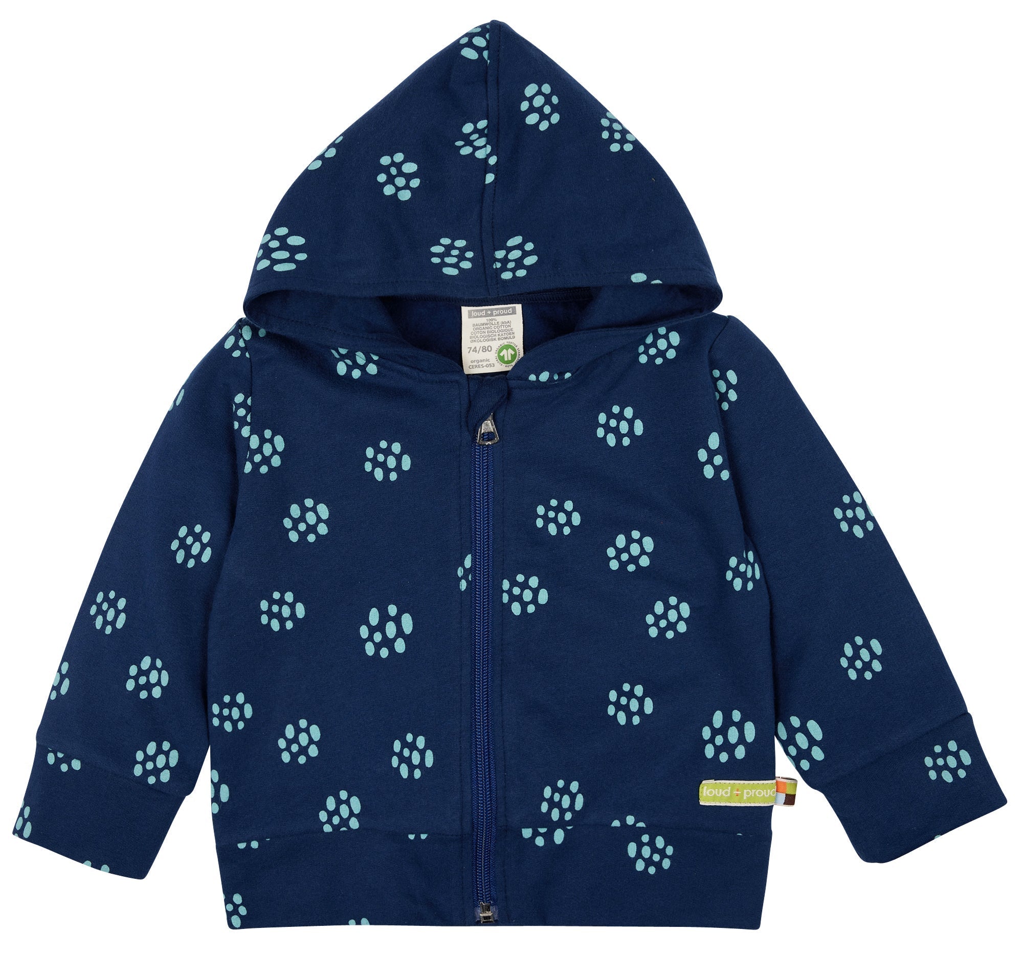 loud-proud-classics-kapuzenjacke-druck-ultramarine-86-92 image 7