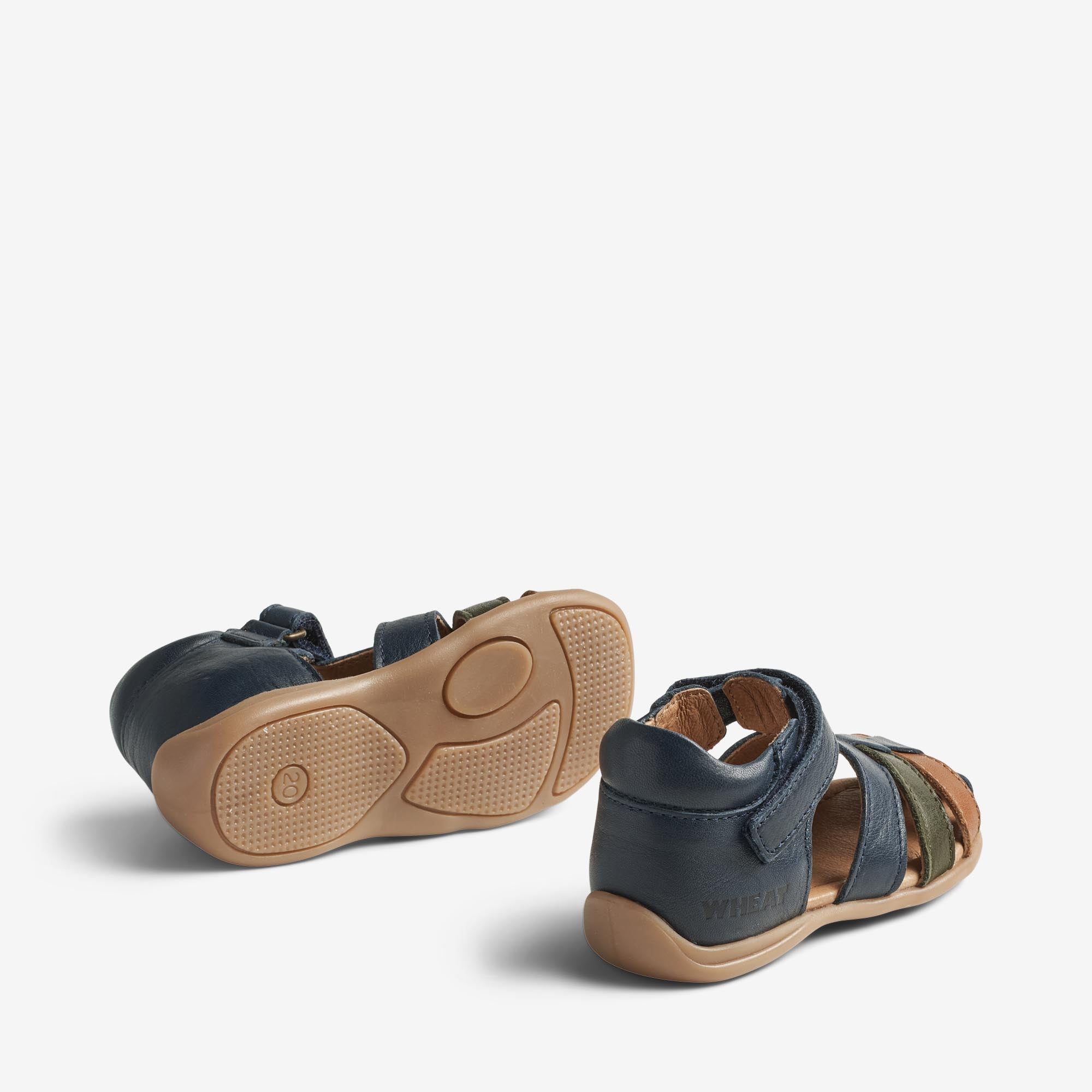 wheat-robbie-prewalker-sandale-navy-leder-klett image 3