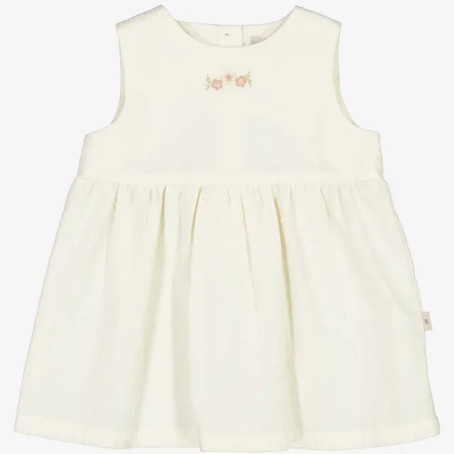 wheat-louisa-baby-kleid-eggshell-bio-baumwolle image 1