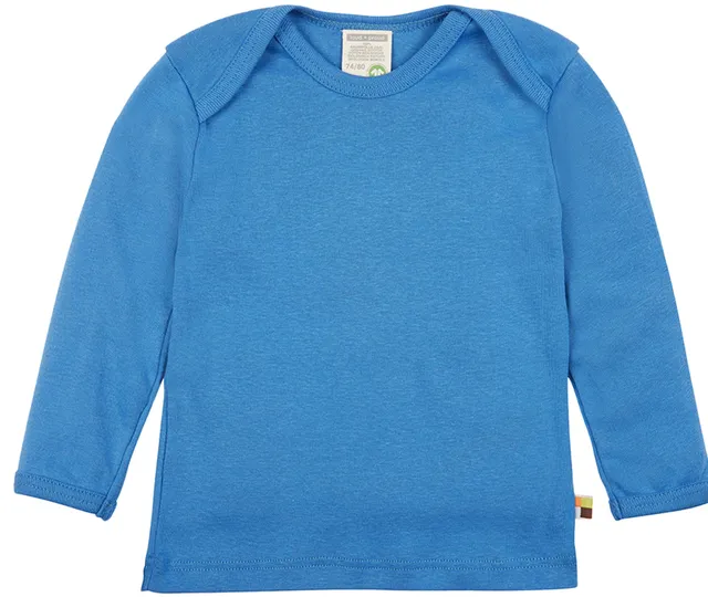 loud-proud-classics-shirt-uni-feinripp-kinder-shirt-indigo-74-80 image 1