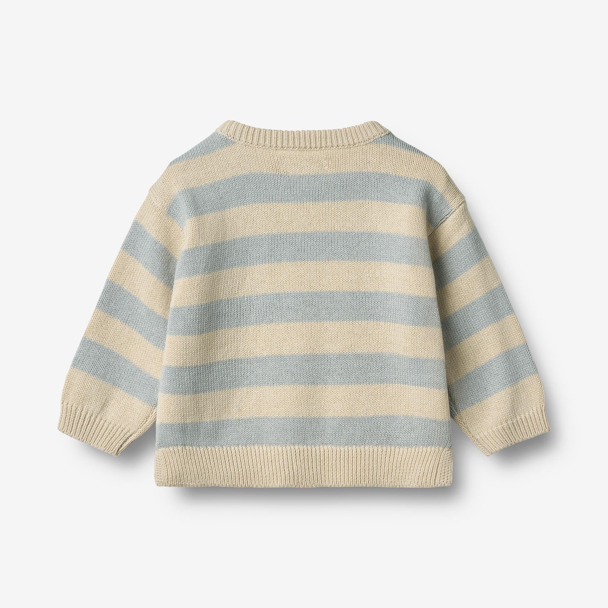 wheat-harlow-pullover-blue-stripe-baby-strickpullover-bio image 3