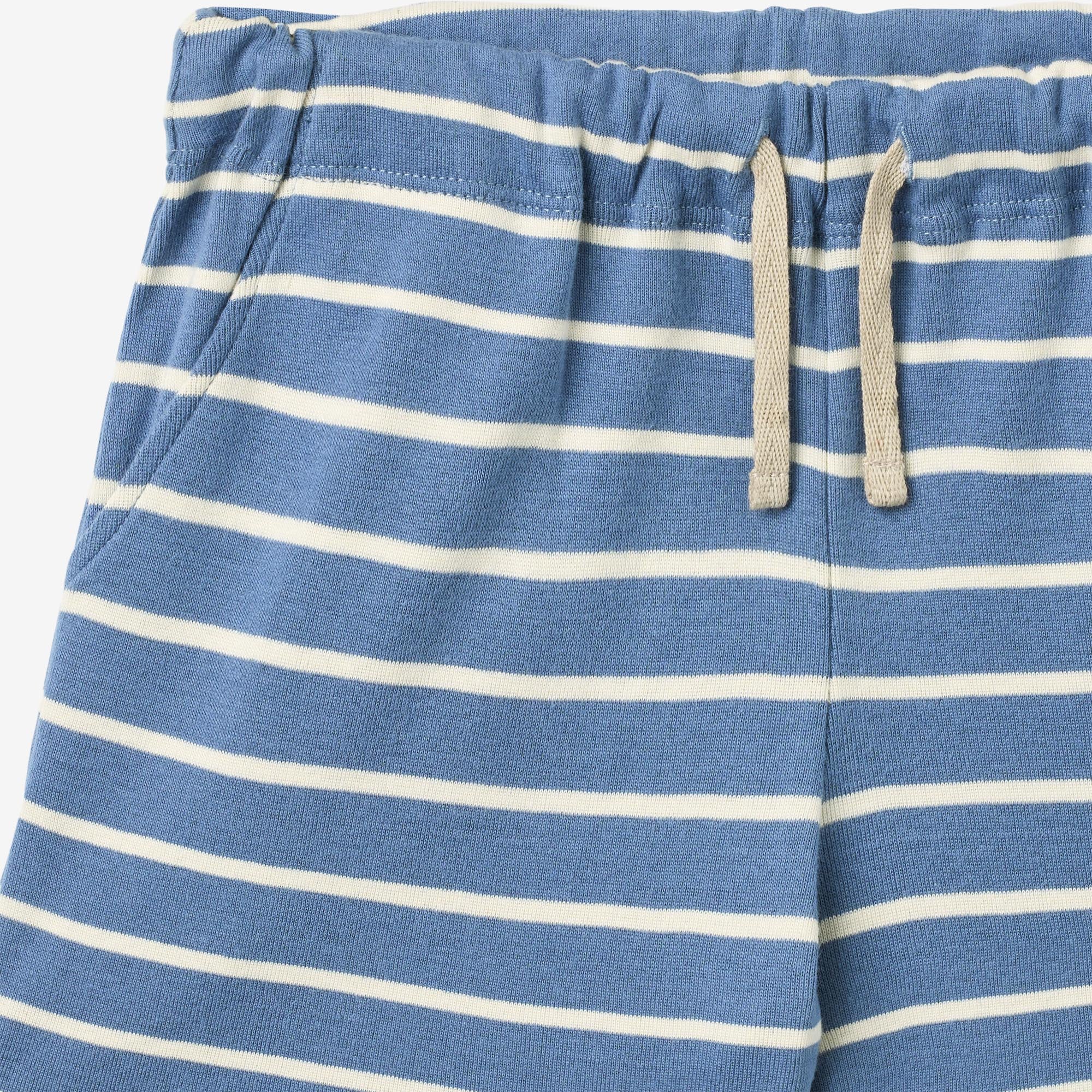 wheat-kalle-jersey-shorts-blaue-streifen-bio-baumwolle image 3