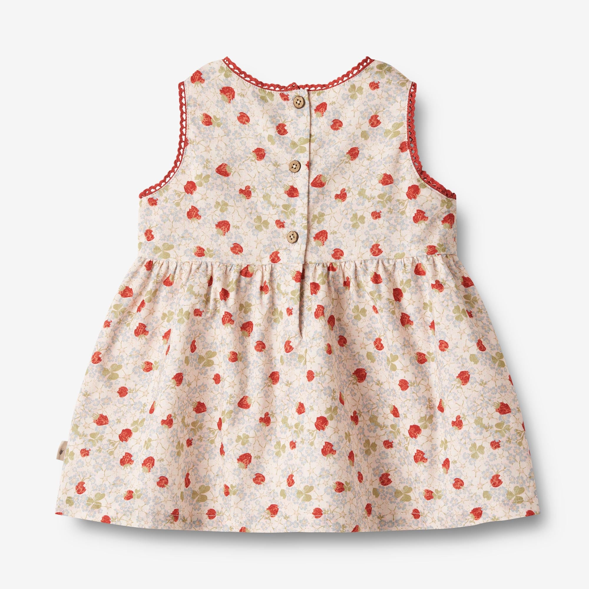 wheat-kirsten-kleid-rose-strawberries-bio-baumwolle-baby image 2