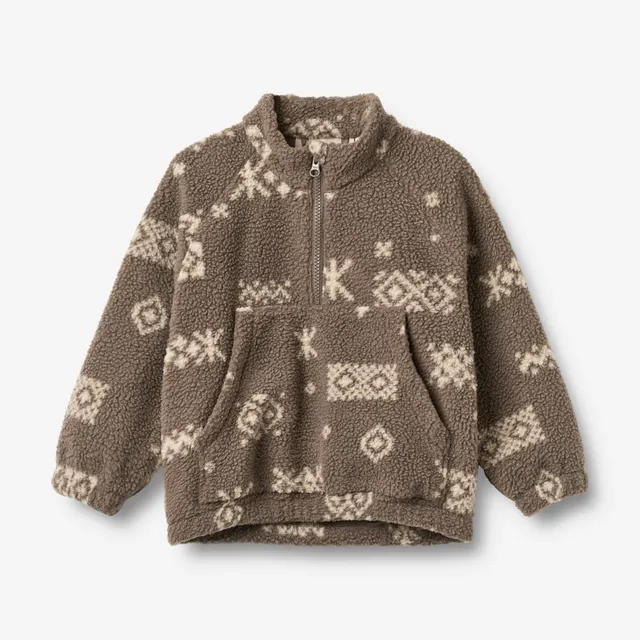 wheat-moon-fleeceanorak-dry-wood-jacquard-recycling image 1