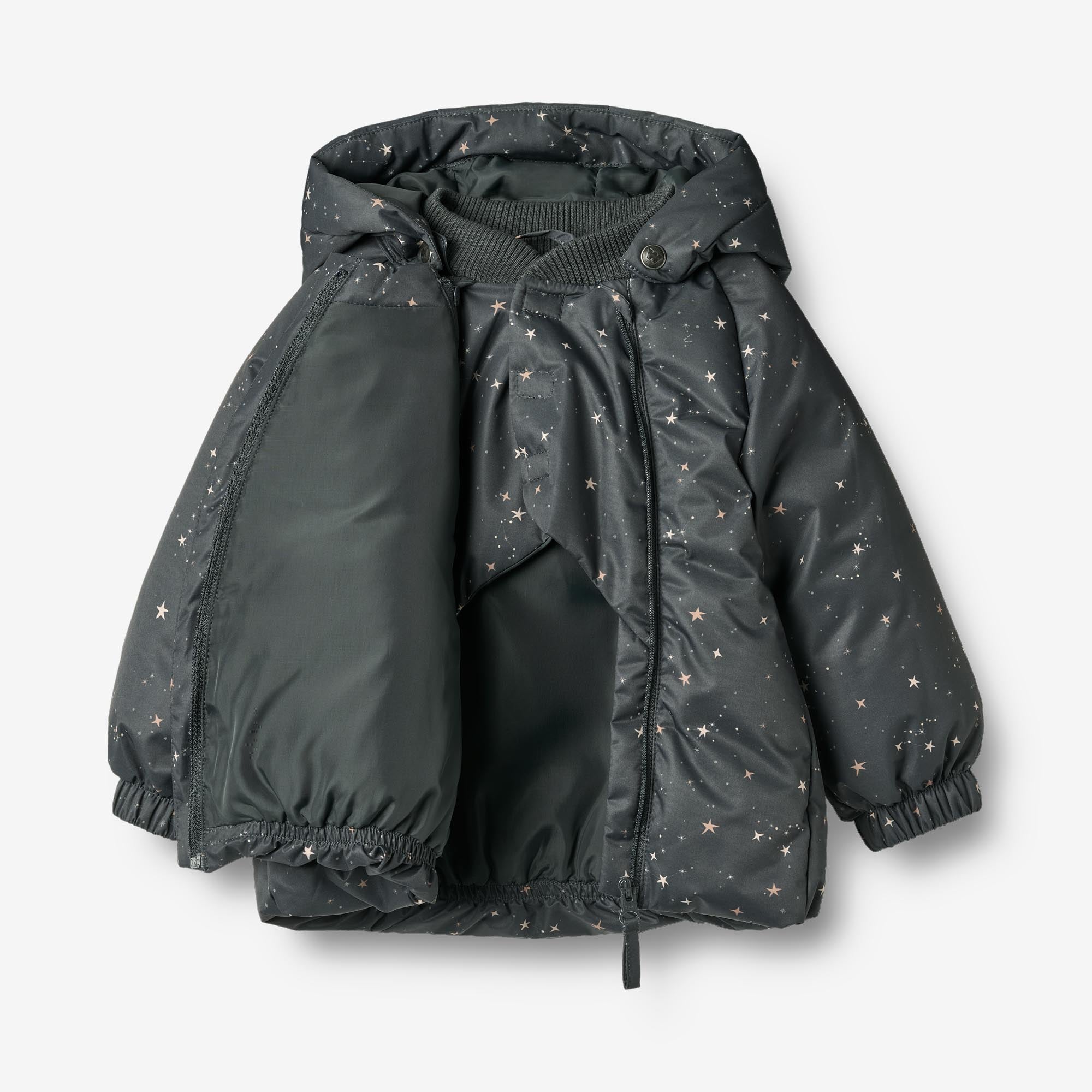 wheat-morgen-puffer-jacke-black-sea-stars-recycling image 3