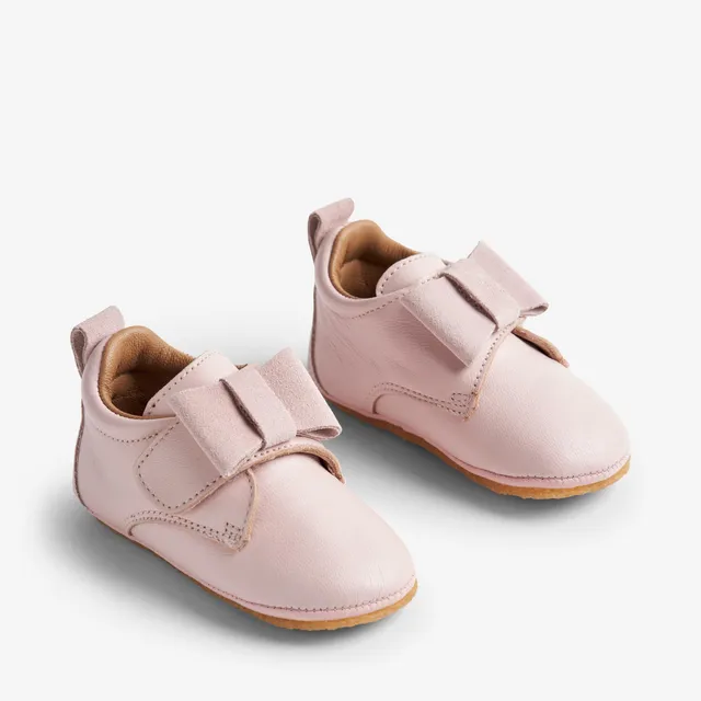 wheat-bow-hausschuhe-baby-rose-ballet-leder-schleife image 1