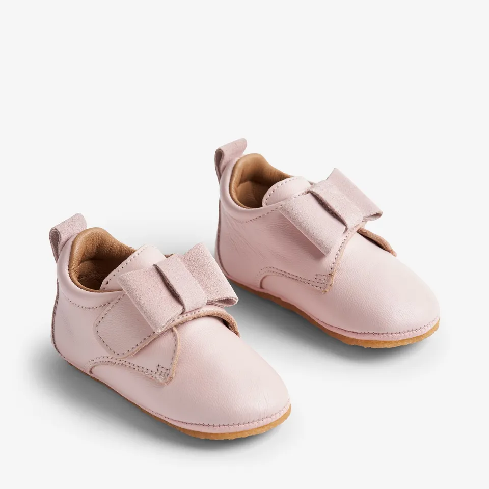 wheat-bow-hausschuhe-baby-rose-ballet-leder-schleife image 1