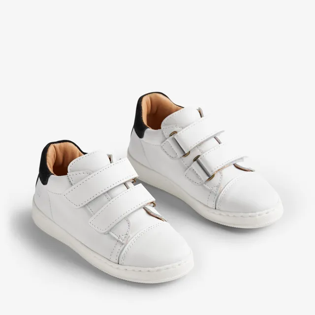 wheat-velo-sneaker-kinder-white-leder-klett image 1