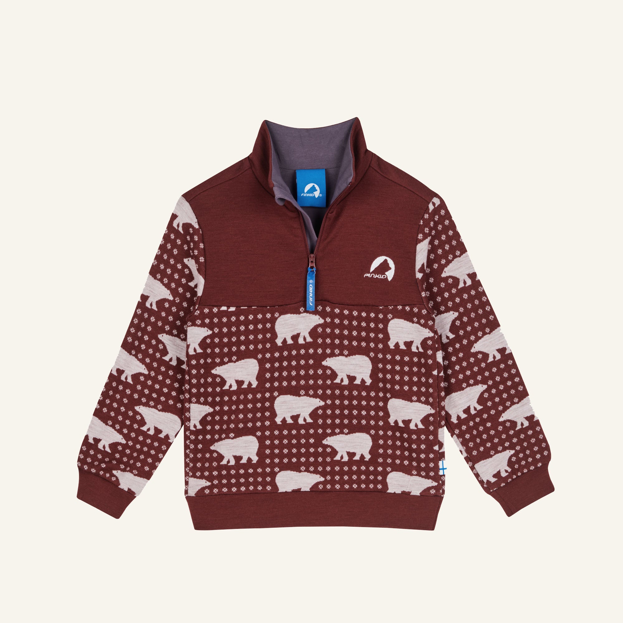 finkid-husky-masi-nordik-wollpullover-navy-110-120-troyer image 5
