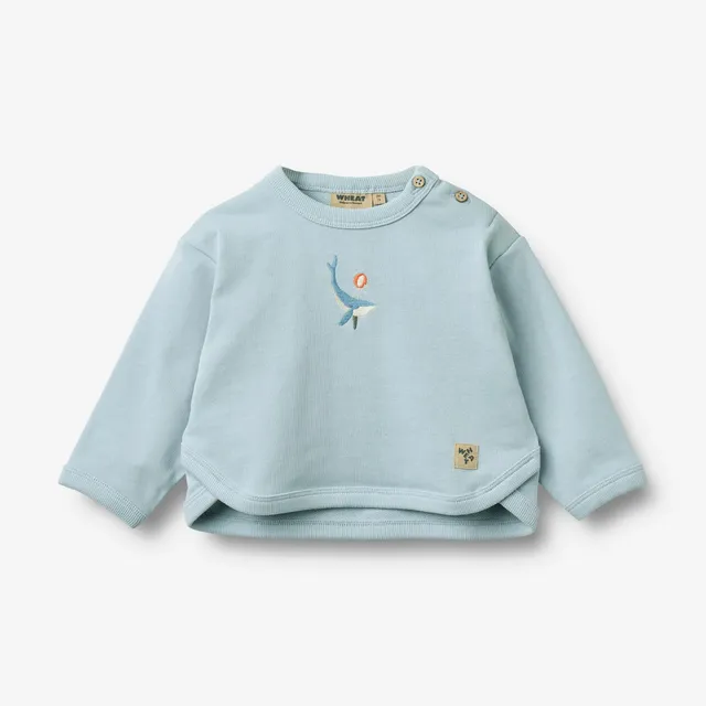 wheat-emery-sweatshirt-summer-sky-bio-baumwolle-baby image 1