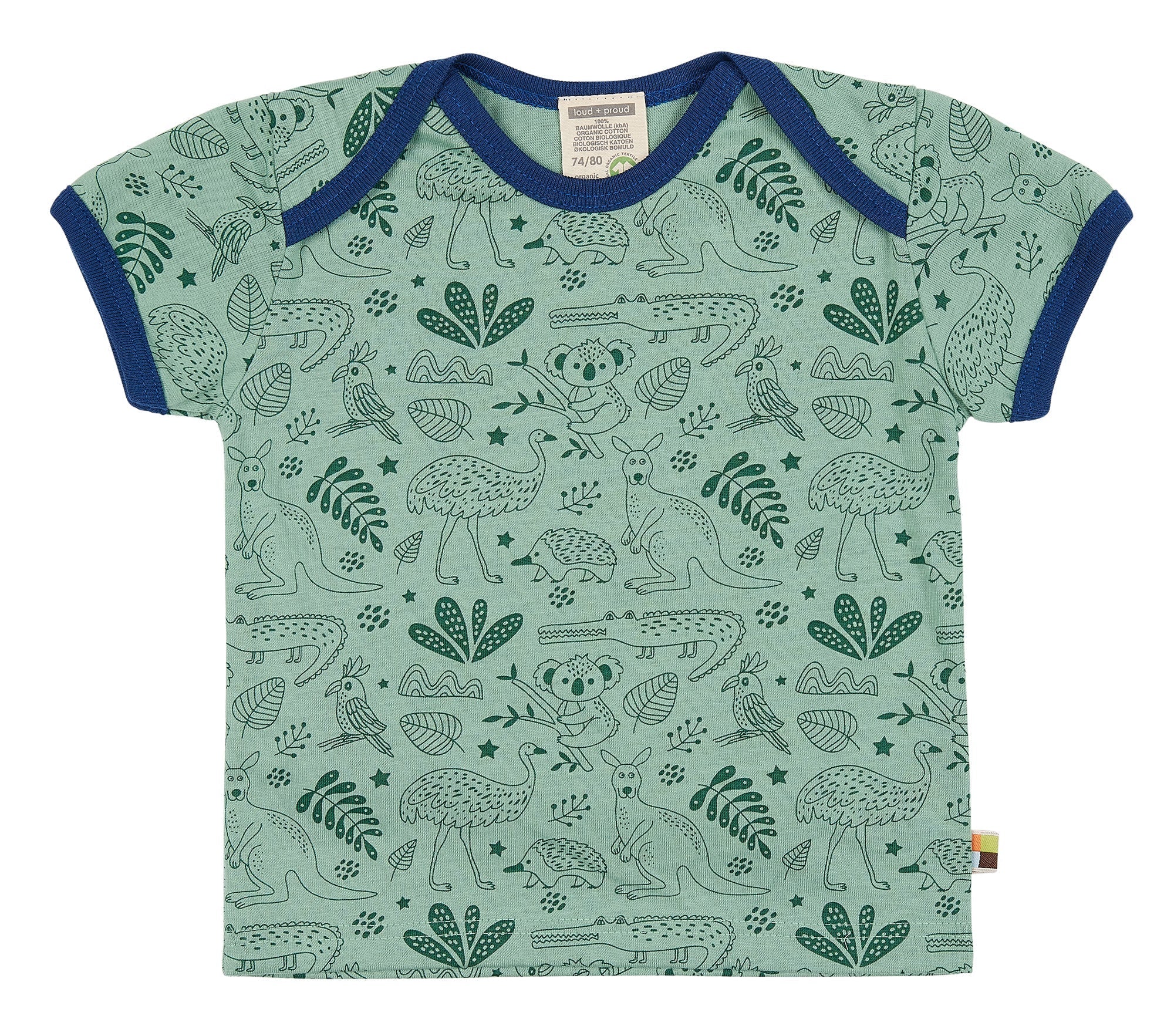 loud-proud-classics-t-shirt-druck-bamboo-62-68 image 1