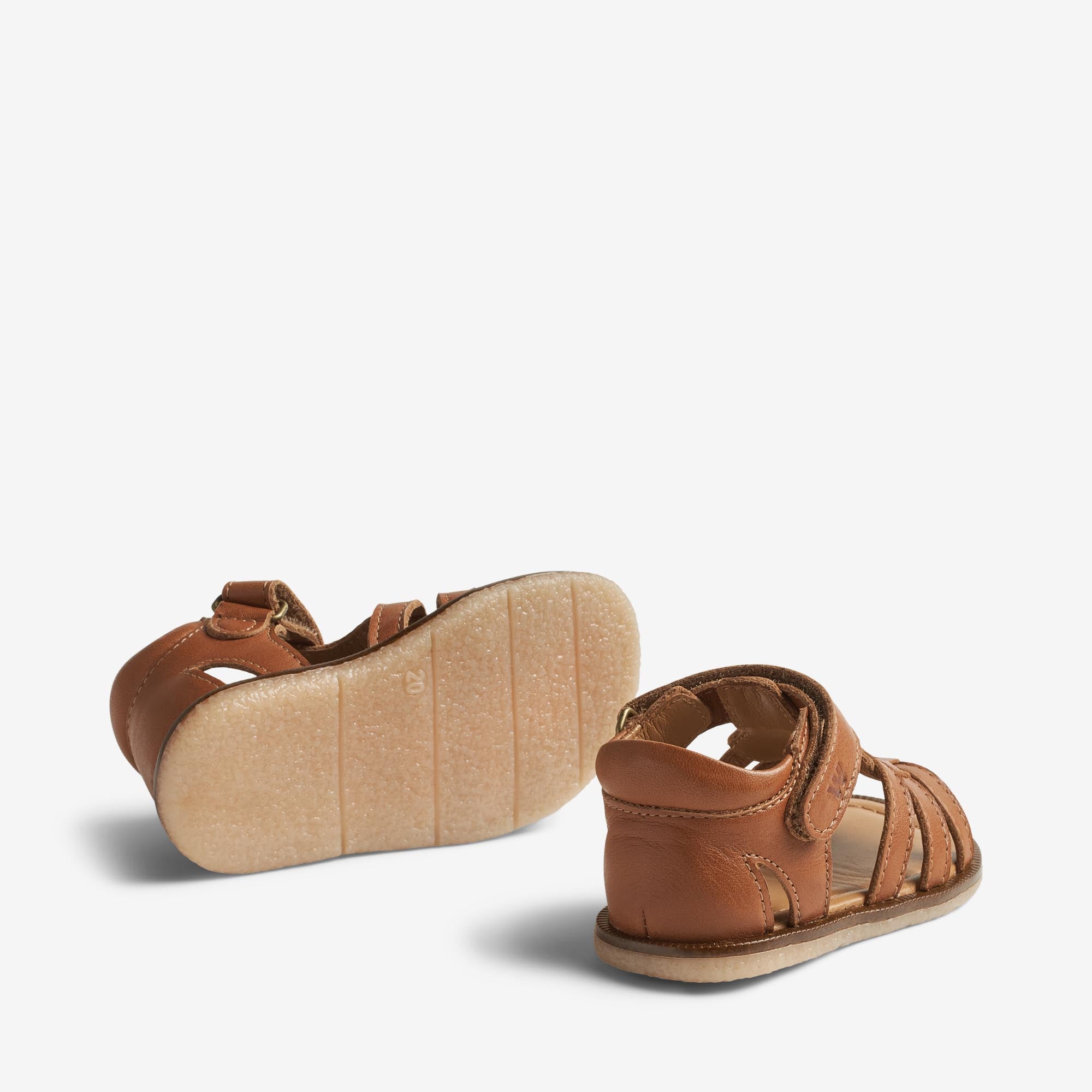 wheat-bray-sandale-cognac-leder-lauflernsandale-klett image 3