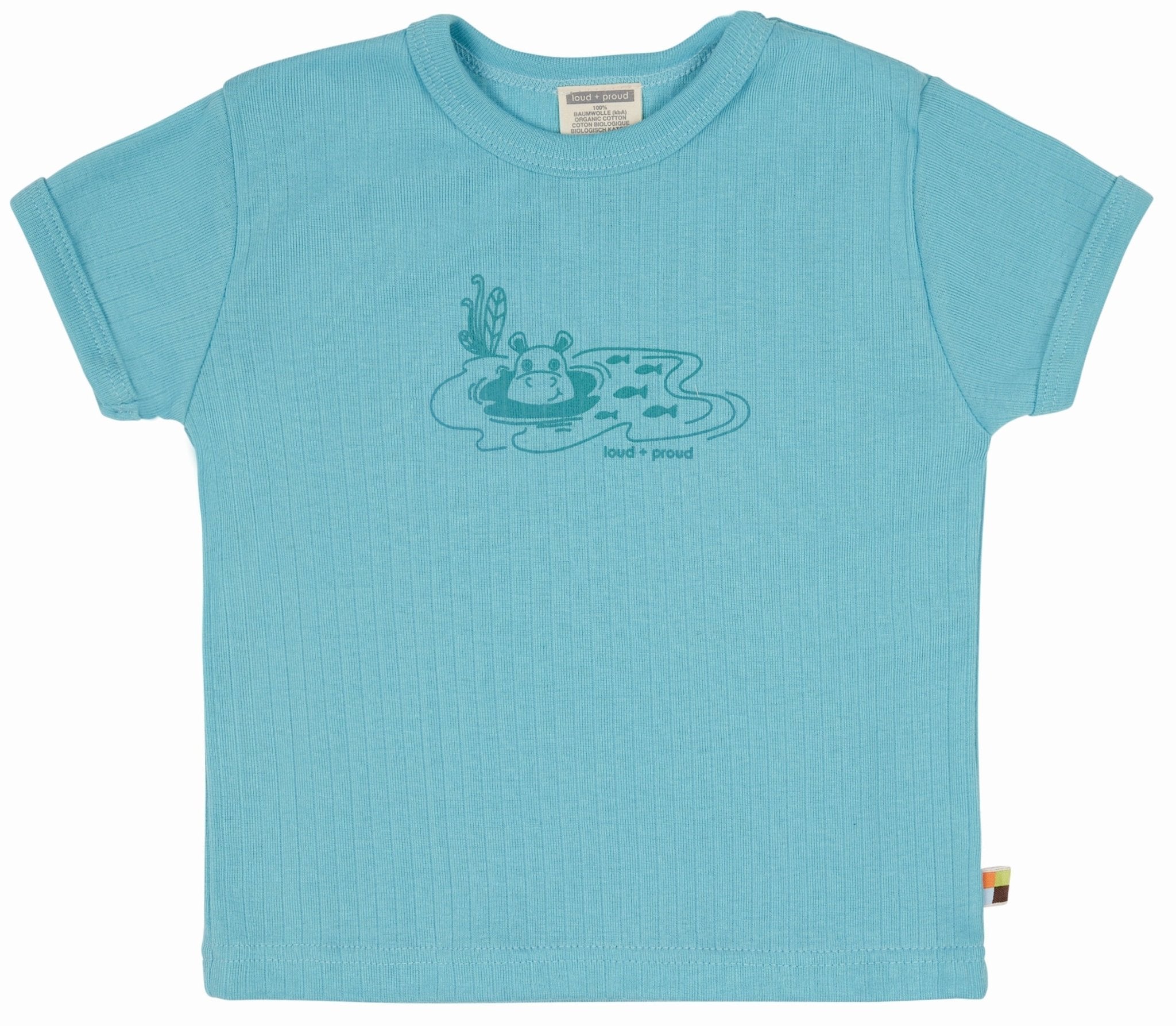 loud-proud-classics-t-shirt-derby-rib-tiermotiv-cyan image 5