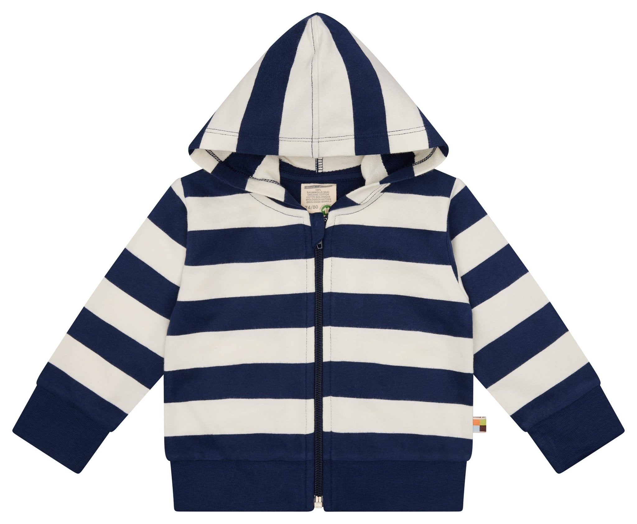 loud-proud-classics-sweatjacke-blockstreifen-aster-kapuze image 7