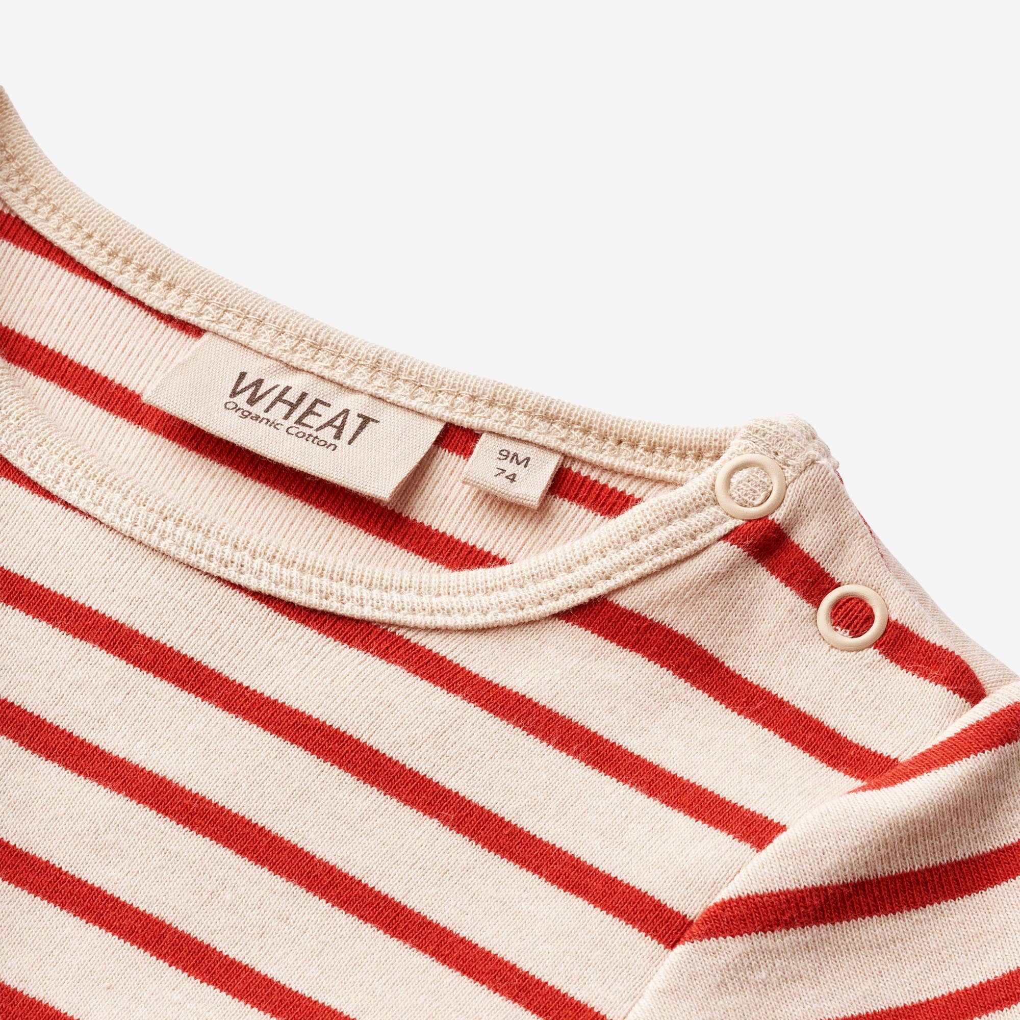 wheat-berti-babybody-red-stripe-bio-baumwolle image 3
