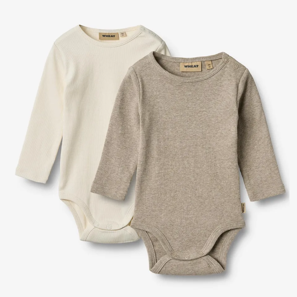 wheat-2-rib-body-l-s-spencer-babybody-gravel-melange-2er-pack image 1
