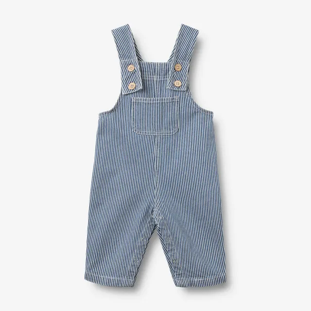 wheat-ivan-overall-baby-denim-stripe-bio-denim image 1