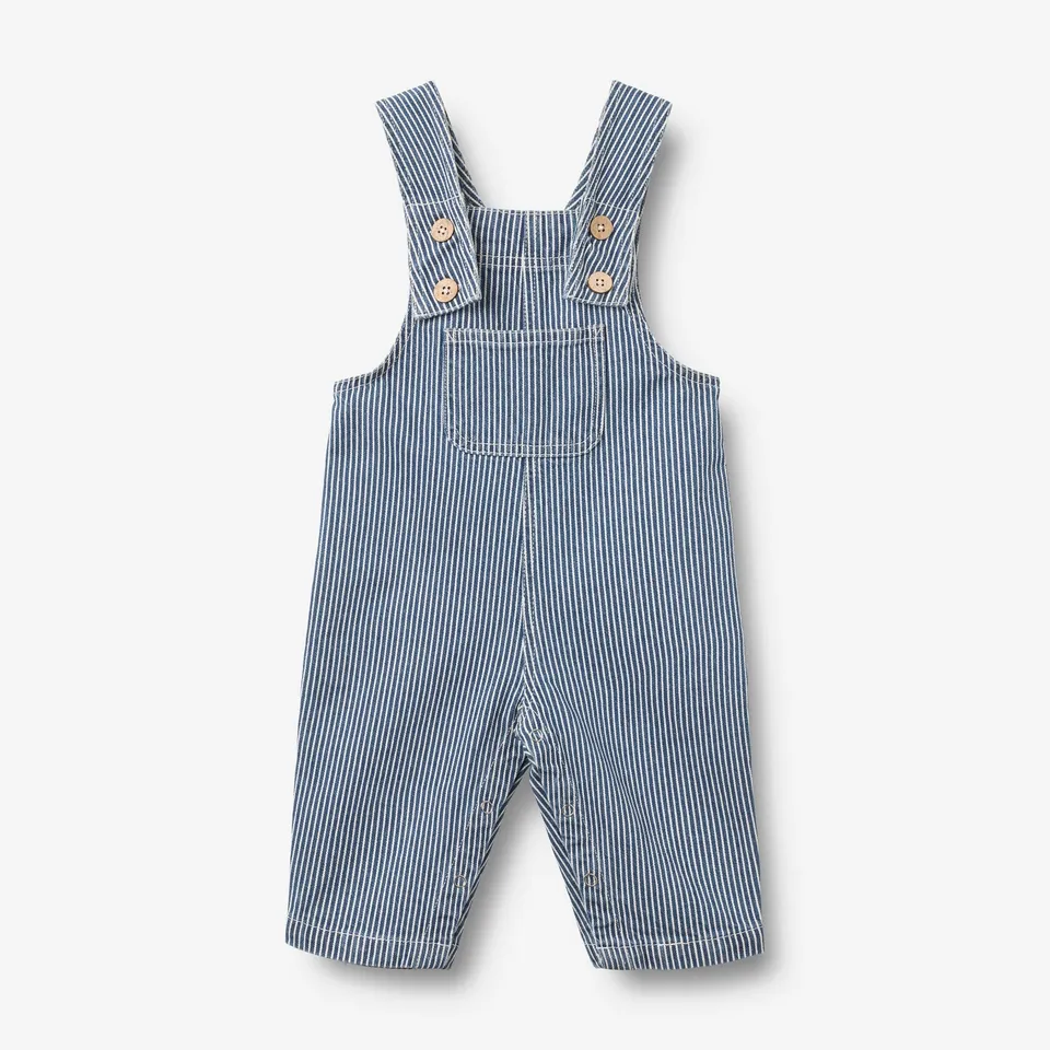 wheat-ivan-overall-baby-denim-stripe-bio-denim image 1