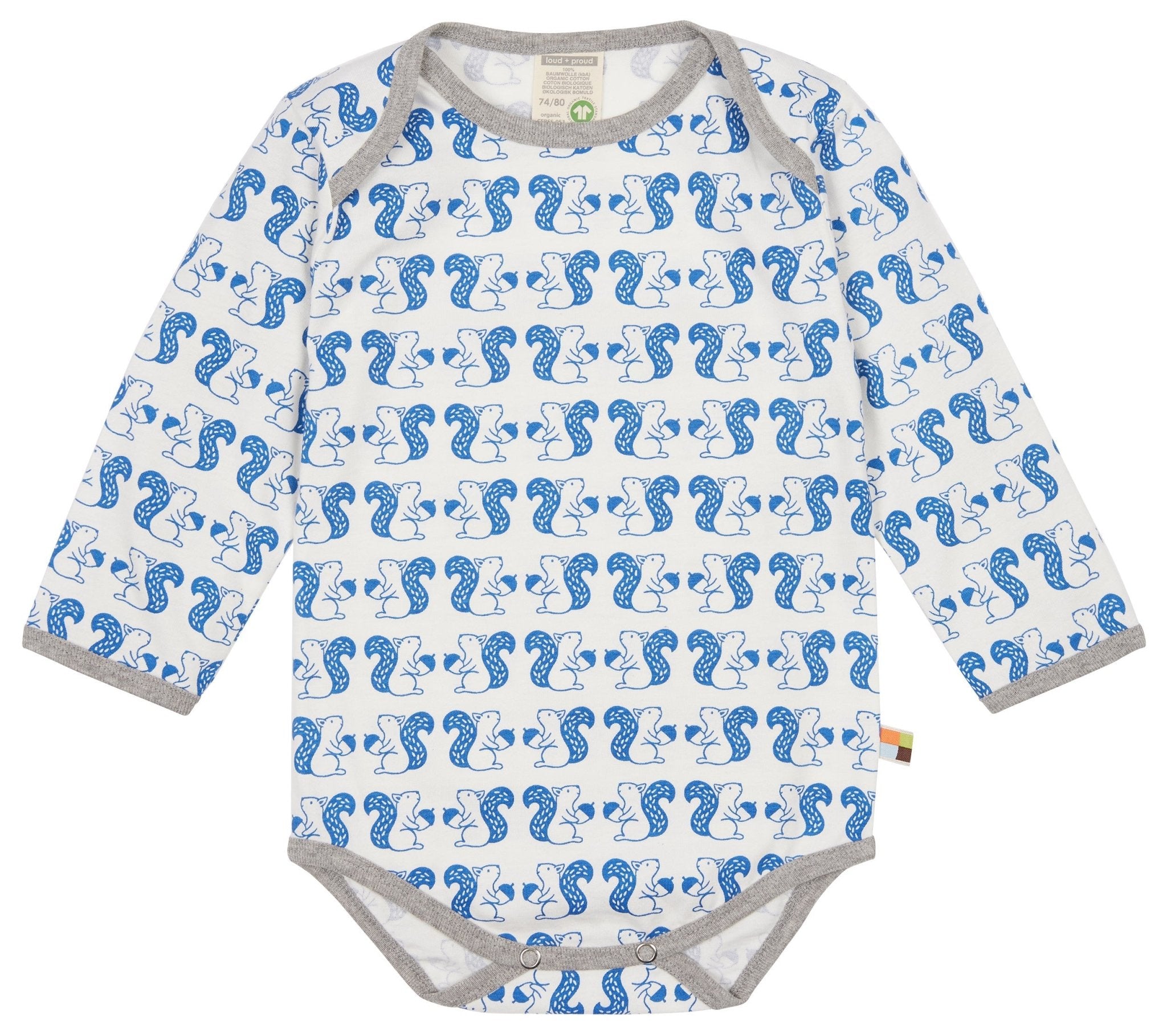 loud-proud-classics-body-druck-langarmbody-indigo-tiermotiv image 1