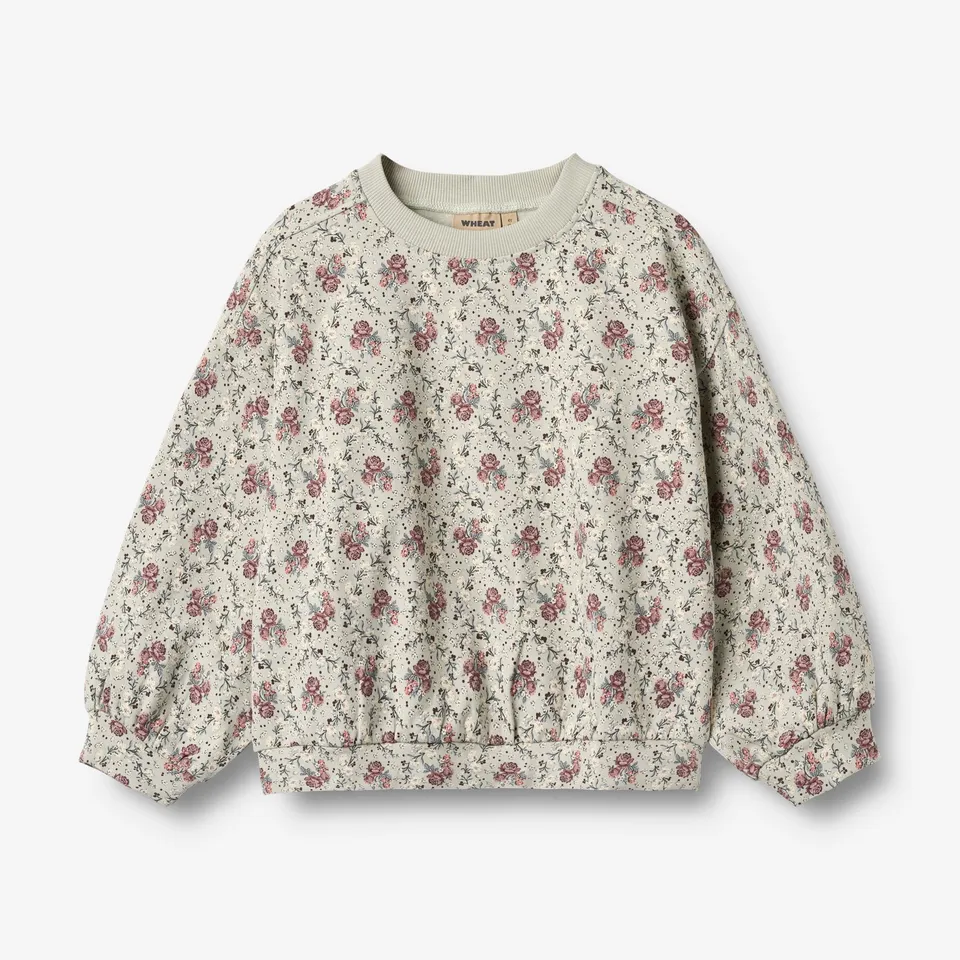 wheat-lia-sweatshirt-slightly-green-flowers-m-dchen-bio image 1