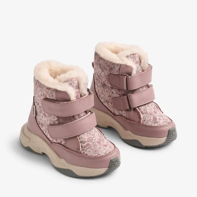 wheat-winterboot-millas-2-0-tex-stiefel-rose-dust-flowers image 1