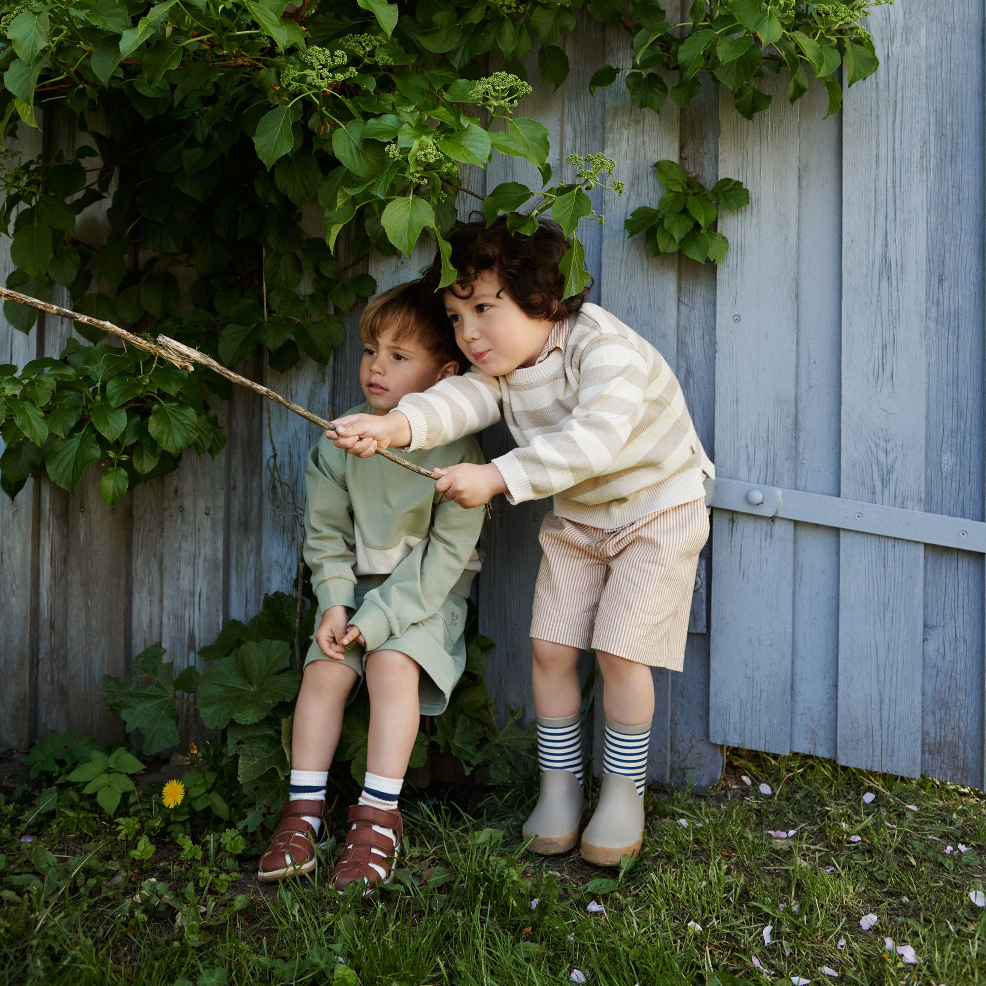 wheat-shorts-cuba-kurze-hose-caramel-stripe-jungen image 2