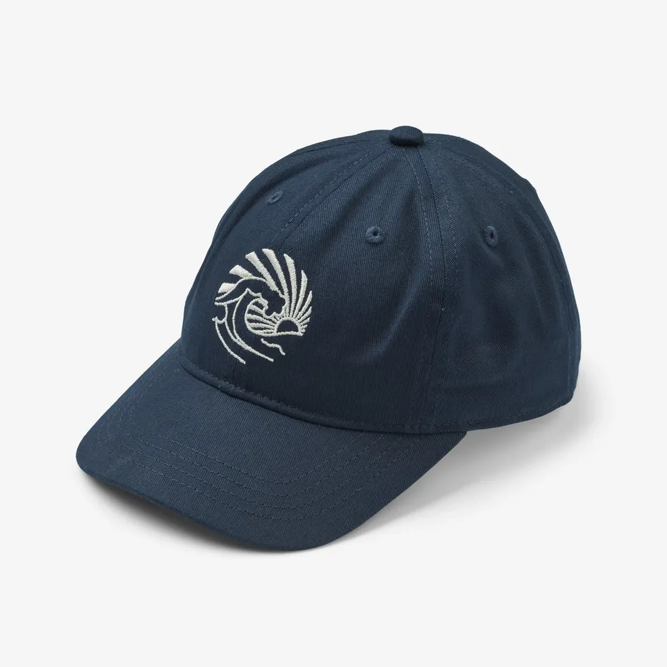 wheat-cecil-cap-blue-waves-bio-baumwolle-verstellbar image 1