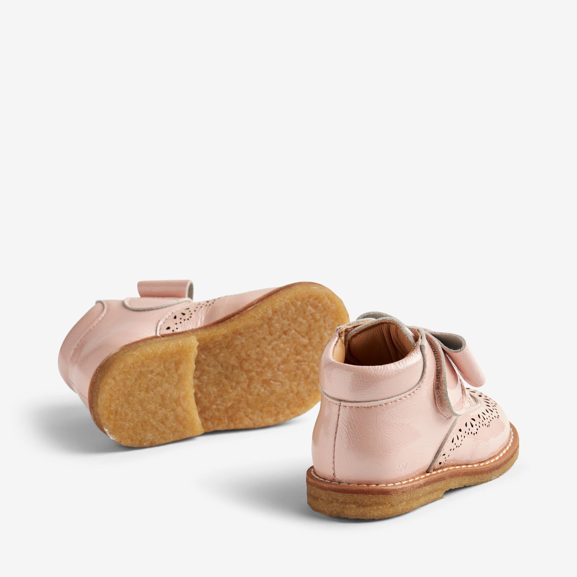 wheat-bowy-bootie-velcro-lauflernschuhe-rose-ballet-leder image 2