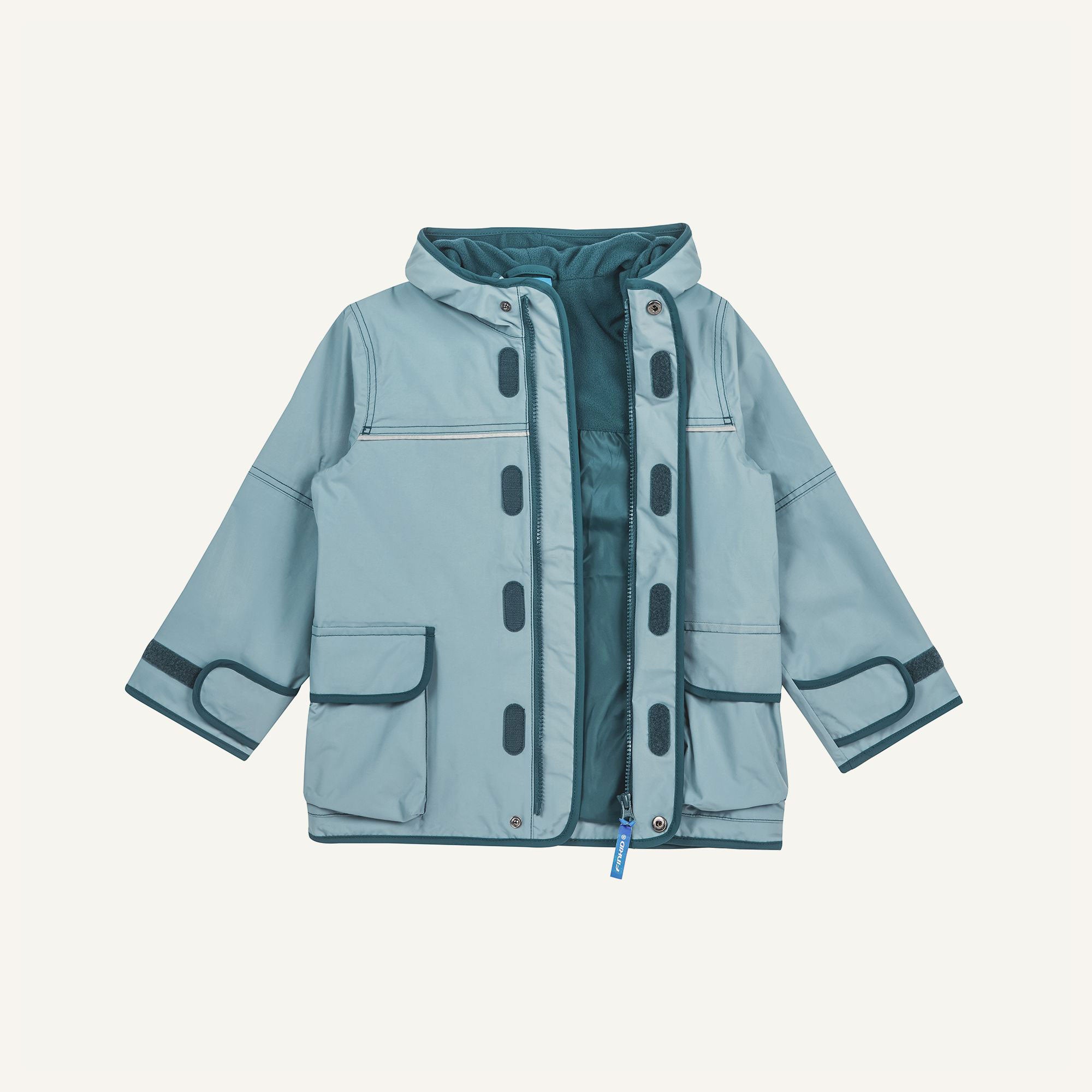 finkid-husky-tuulis-eko-parka-navy-dove-110-120-recycling image 4