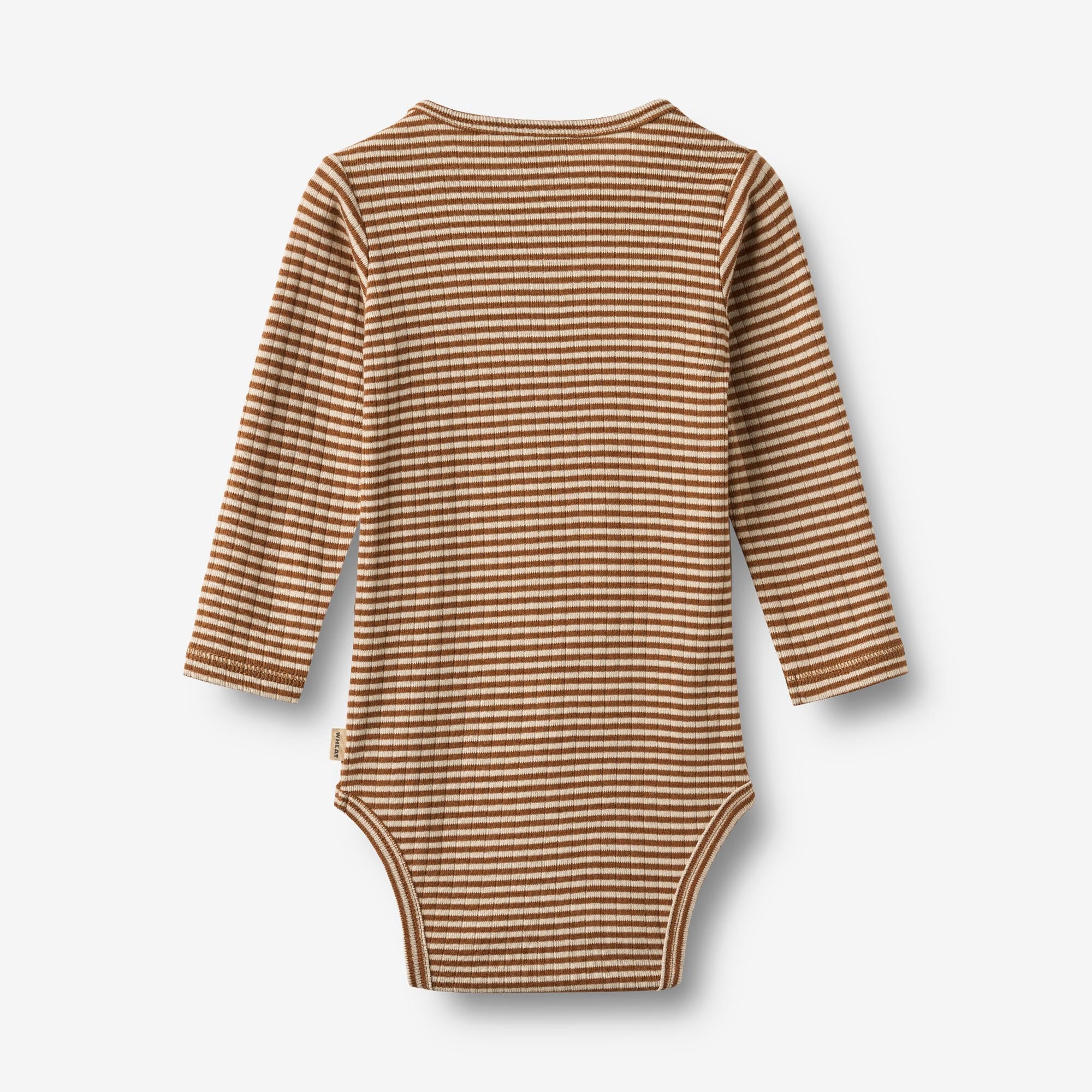 wheat-freddie-body-langarm-babybody-warm-hazel-stripe-bio image 2