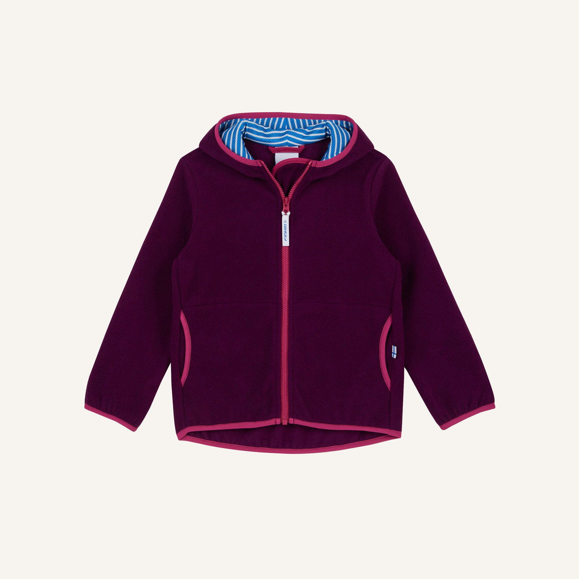 finkid-husky-paukku-fleecejacke-zip-in-navy-denim image 3