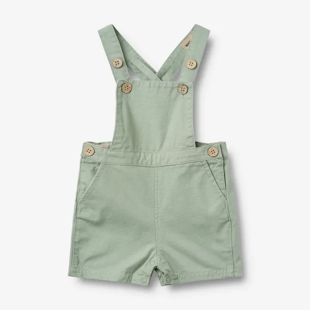 wheat-erik-latzhose-teal-water-bio-baumwolle-baby image 1