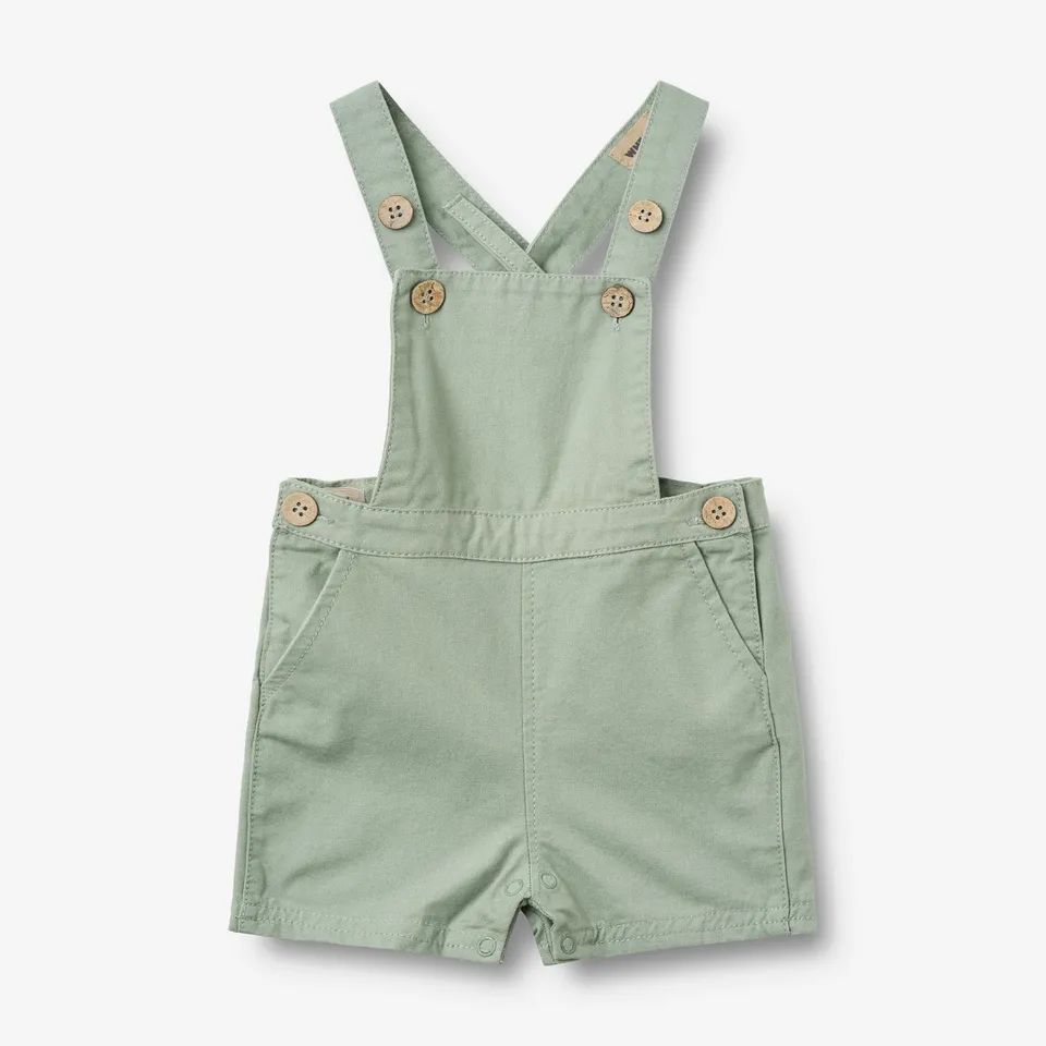 wheat-erik-latzhose-teal-water-bio-baumwolle-baby image 1