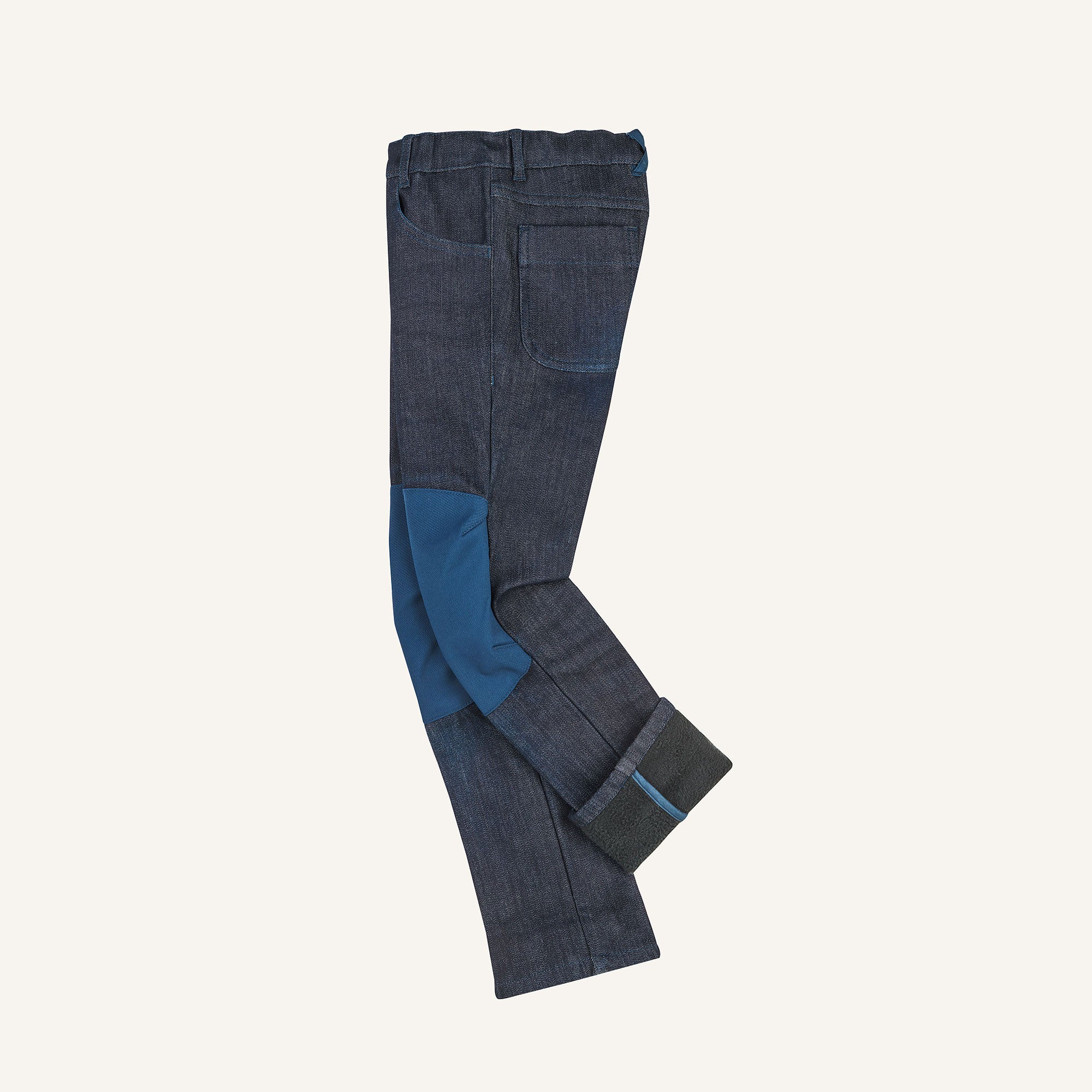 finkid-husky-kuusi-thermo-denim-kinder-jeans-denim-fleece image 2