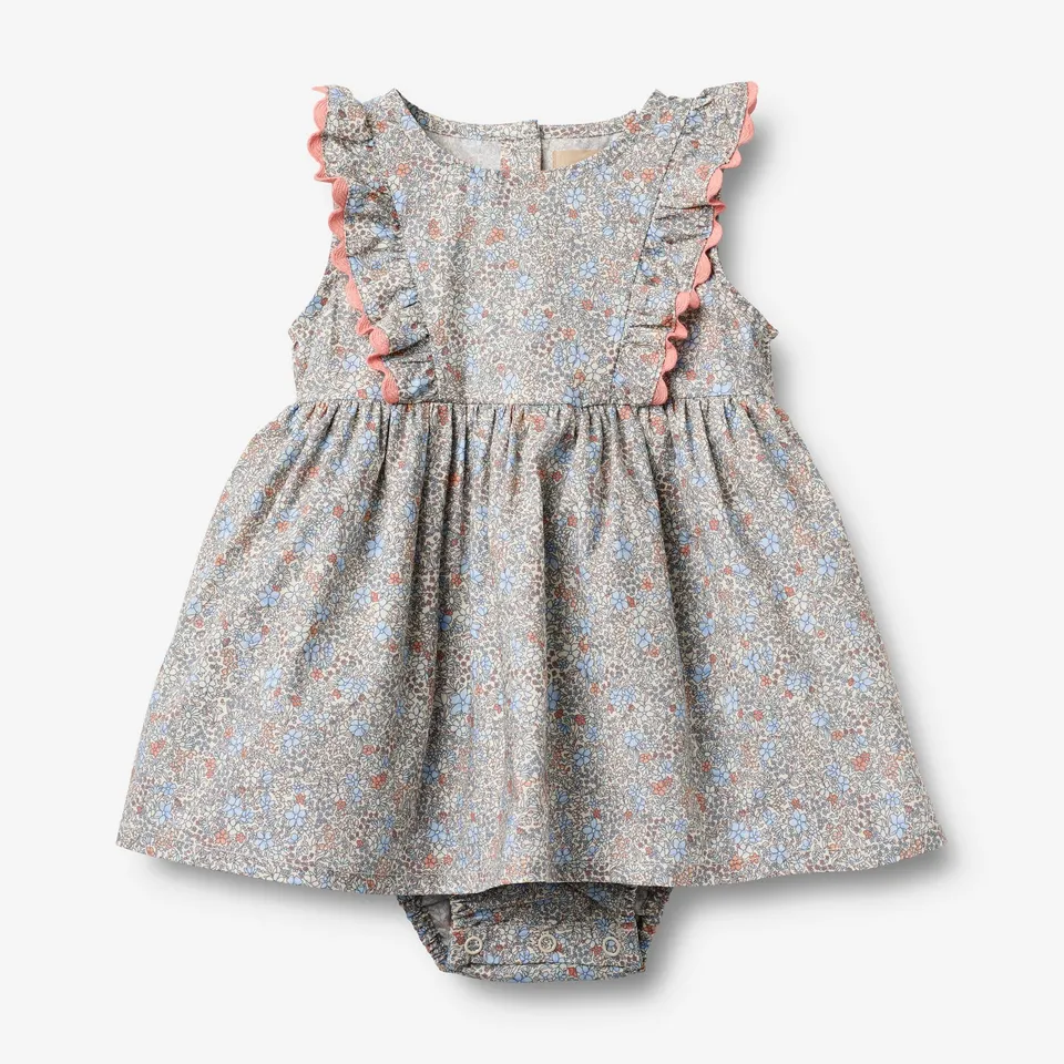 wheat-sofia-dress-suit-air-blue-flowers-bio-kleid image 1