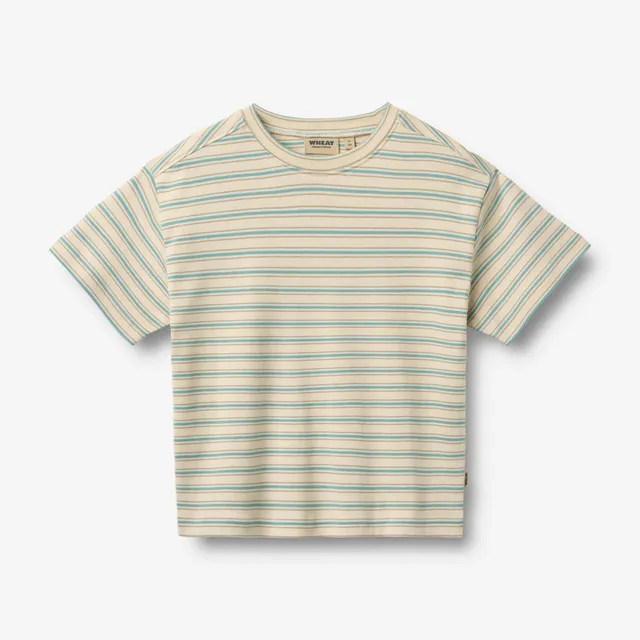 wheat-tommy-t-shirt-spring-lake-stripe-bio-baumwolle image 1