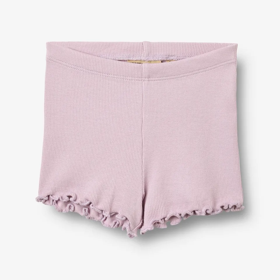 wheat-sine-shorts-lavender-baby-bio-baumwolle image 1