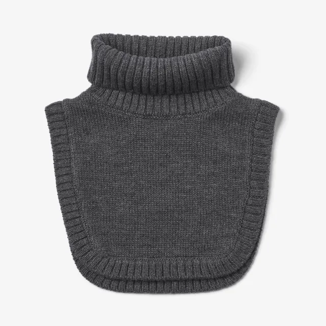 wheat-essen-neckwarmer-charcoal-melange-merino-loop-kinder image 1